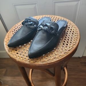 a new day Black Chain Mules
